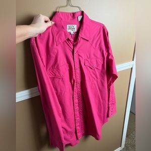 Vintage pink western shirt
